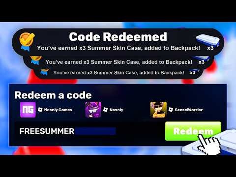 Testing ALL *NEW* Working CODES in Roblox Rivals! (FREE SUMMER SKIN CASES?) Roblox Rivals Codes