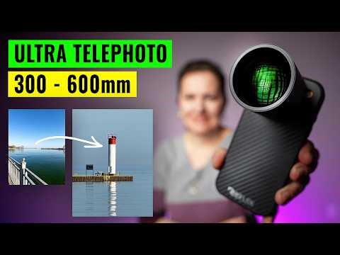 REEFLEX ULTRA TELEPHOTO 300 - 600mm lens for iPhone and Samsung