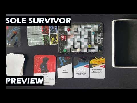 Sole Survivor pnp solo alien boardgame preview