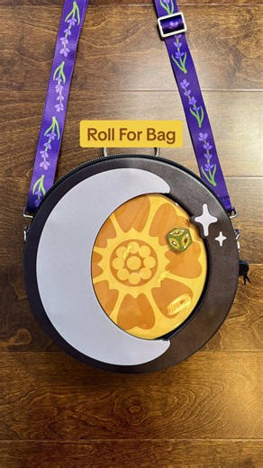 Today’s bag is for Kelli! ✨🎲✨ Dice by @BlackOakWorkshop #rollingdice #itabag #pinbag #rollforbag #smallbusiness