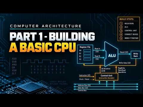 Computer Architecture | Part 1 - Building a Basic CPU