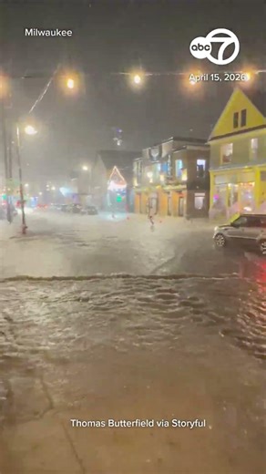 Milwaukee flooding - April 15, 2026