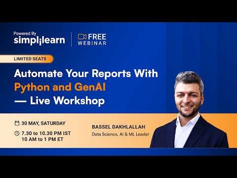 How To Build AI-Powered Dashboards With Python | Automate Reports With Python & Gen AI | Simplilearn