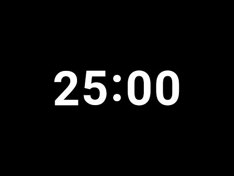 25 Minute Timer | Gentle Chime