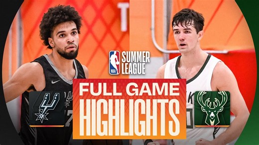 SPURS vs BUCKS | LAS VEGAS SUMMER LEAGUE | FULL GAME HIGHLIGHTS | July 12, 2026