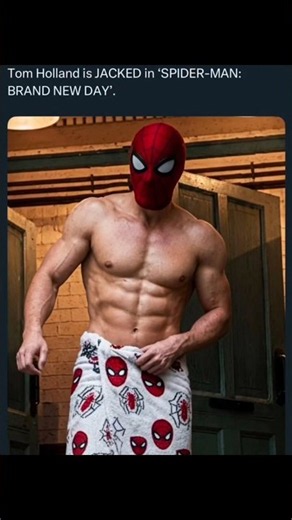 Tom Holland Is JACKED in 'Spider-Man: Brand New Day'! #tomhollander