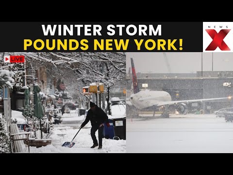 New York Storm LIVE: Dangerous Snowfall Prompts NWS Winter Warning | USA Storm | Winter Storm