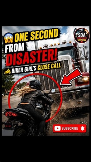 TRUCK Driver almost caused a DISASTER! 😨 #shorts #truckaccident #truckfails