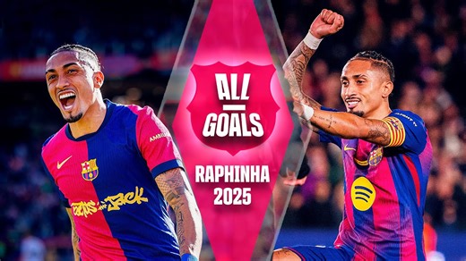 𝗔𝗟𝗟 𝗢𝗙 𝗥𝗔𝗣𝗛𝗜𝗡𝗛𝗔’𝗦 𝗚𝗢𝗔𝗟𝗦 𝗜𝗡 𝟮𝟬𝟮𝟱 ❤️‍🔥 | FC Barcelona