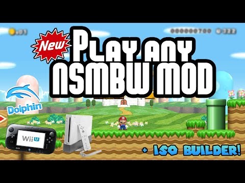 Play ANY NSMBW Mod in 2026 | Dolphin, Console, + NO Disc (riivolution iso patcher)