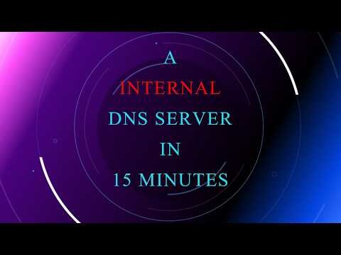 Basic DNS server(INTERNAL) in 15 minutes literally!!