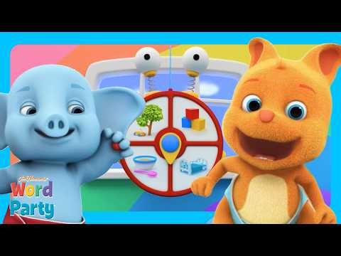 🎉 Learning to Count with Bouncy Balls! | Word Party | Cartoons for Kids