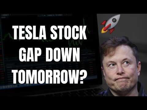 🔥 TESLA STOCK GAP DOWN TOMORROW? TSLA, SPY, QQQ, ES, NVDA, AAPL, & BTC PREDICTIONS! 🚀