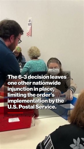 Supreme Court Clears Path for Trump to Restrict Mail-In Ballots #shorts
