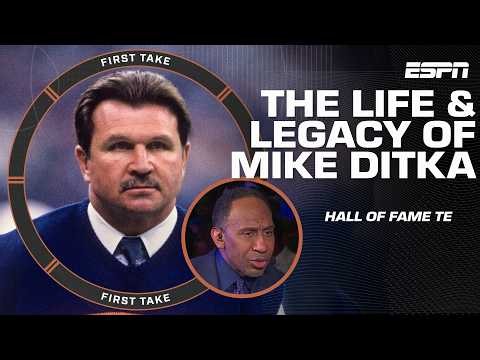 Stephen A. remembers legendary coach and Hall of Fame TE Mike Ditka | First Take