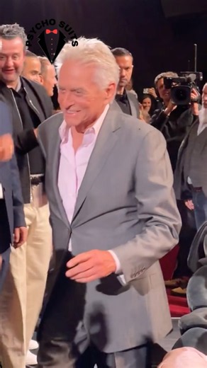 Michael Douglas Celebrating His Hollywood Career Crowds Forever Acting Legend 💕💪 #michaeldouglas