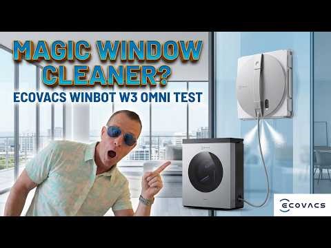 The Smartest Window Cleaning Robot Yet 🤖 ECOVACS WINBOT W3 OMNI Review