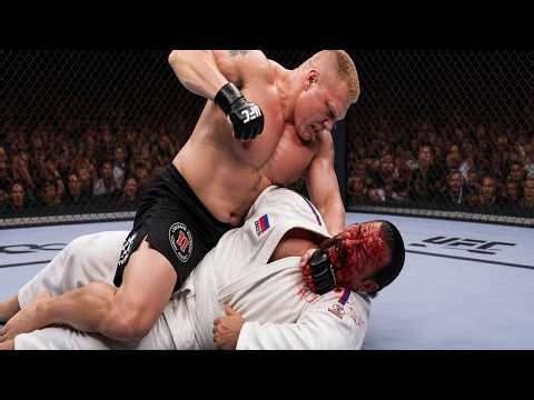 The MMA Fight That Was Too BRUTAL For Even The UFC - Brock Lesnar VS Steven Seagal【FULL FIGHT】