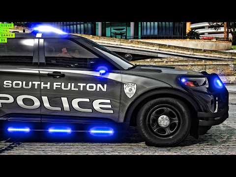 GTA 5 MODS LSPDFR FORD EXPLORER PATROL 🚔 GTR DRIVER TRIES TO ESCAPE