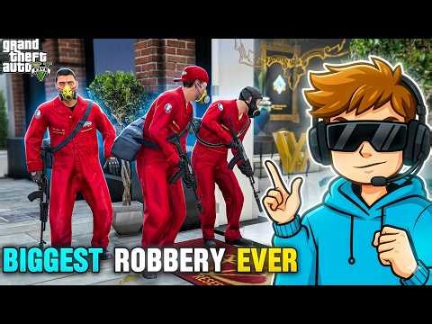 MY FIRST ROBBERY IN JEWELRY SHOP 😱 | GTA V GAMEPLAY#8