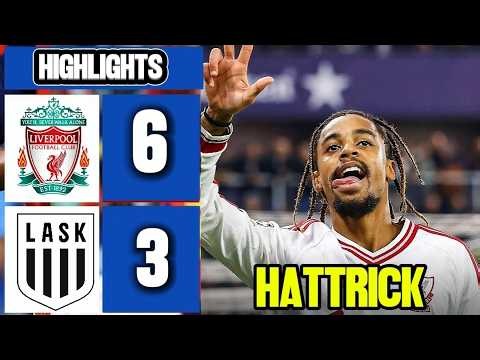 Liverpool vs Lask 6-3 Highlights UEFA Champions League 2026/27 | Barcola Hattrick 