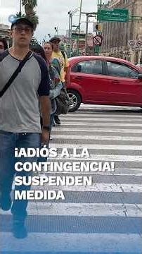 Levantan contingencia ambiental en el Valle de México #shorts