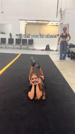 👀 I’ll tell you at cheer… 🤸‍♀️💬 #CheerAcademy #Cheerleading #CheerLife #IllTellYouAtCheer #fyp