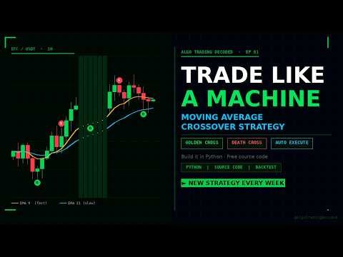 I Coded an Algo Trading Bot in Python (MA Crossover Strategy)