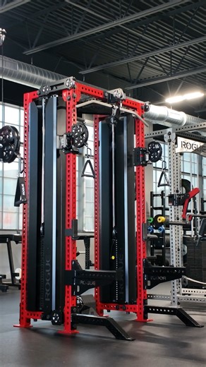 Transform your gym with the Rogue FM-HR Twin Functional Trainer. The ultimate training solution in a compact footprint. Customize your own: roguefitness.com/rogue-fm-hr-twin-functional-trainer #ryourogue | Rogue Fitness
