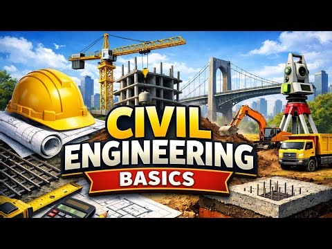 Civil Engineering Basics Explained | Beginner Crash Course (Must Watch)