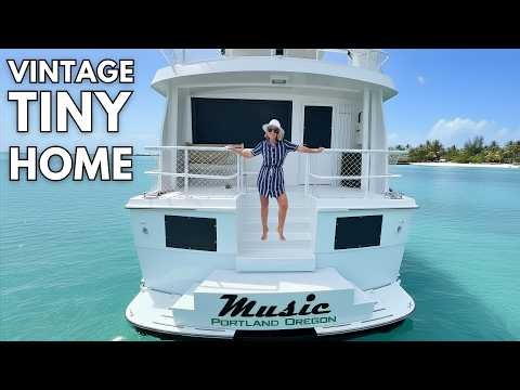 $349K YACHT-HOME 🤩 1989 Hatteras 65 Classic Power Motor Yacht Tour