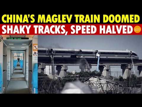 $2 Billion Wasted! China’s Maglev Hits Dead End, No German Parts, Speed Halved