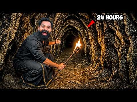 24 Hours Camping Inside a Cave | M4 Tech |