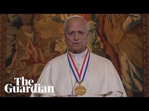 Pope Leo praises US history of welcoming immigrants at 250th birthday