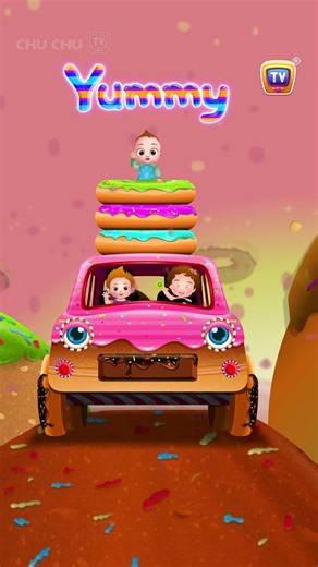 Food Alphabet - D for Donut #Shorts #ChuChuTV #NurseryRhymes #learningsongs #ChuChuTV100M