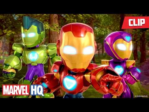 Who Took the S’mores?! 🏕️😲 | Iron Man and his Awesome Friends | @MarvelHQ