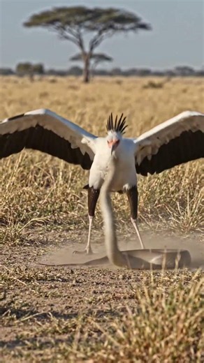 Secretary Bird: The Snake Killer of Africa | Full Wildlife Documentary #WildAvianLife #birds
