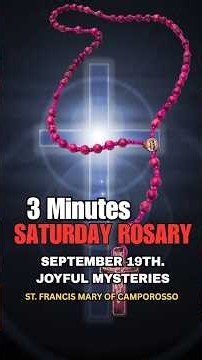 Saturday Rosary Today ✝️ Joyful Mysteries ❤️✝️ September 19 | VIRTUAL ROSARY #rosarytoday