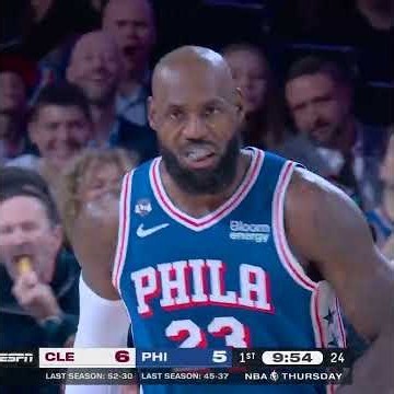 LEBRON'S BIGGEST COMEBACK IN 24 YEARS! 17 PTS, 10 REB, 5 AST IN PHILLY! #nba #basketball #lakers