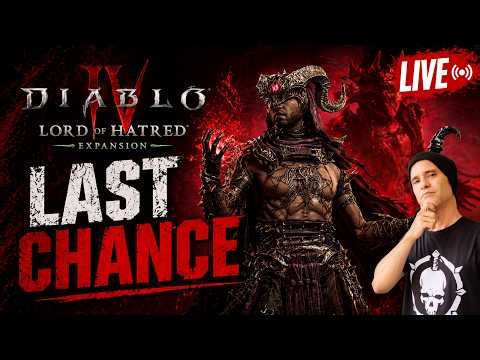 🔴 Diablo 4: Lord of Hatred LAUNCH - LIVE NOW
