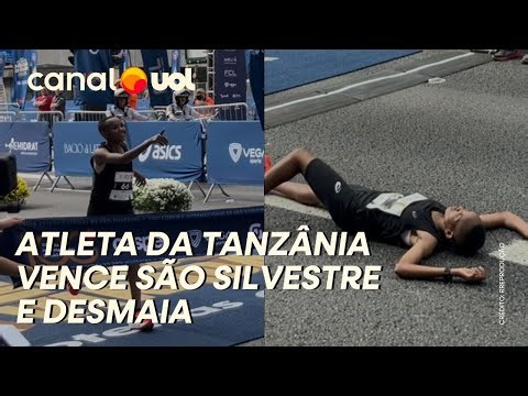 ATLETA DA TANZÂNIA VENCE A SÃO SILVESTRE E DESMAIA NA CHEGADA; BRASILEIRA FICA EM TERCEIRO