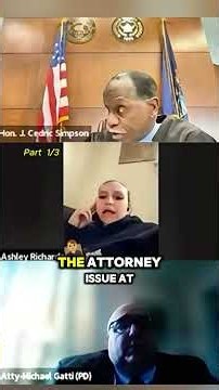 Part 1 #courtroomdrama #judgesimpson