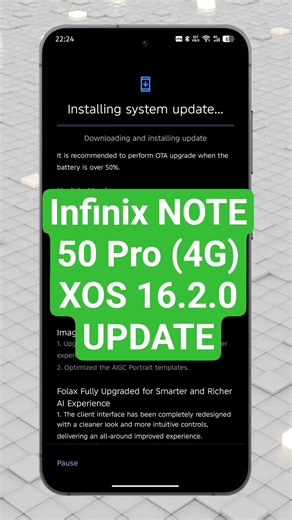 Infinix NOTE 50 Pro: XOS 16.2 Update! ⚡