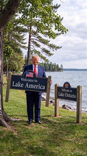 Canada Strikes Back at Trump’s “Lake America”🇨🇦🌊 🇺🇸😂