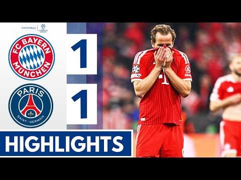 PSG vs Bayern Munich 1-1 (AGG 6-5) - Highlights - Harry Kane & Dembélé Goal - Champions League 2026