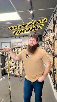 The ONLY Time Iron Sights are Better than Optics