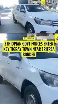Ethiopian govt forces enter key Tigray town near Eritrea border