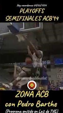 ACB ZONE with Pedro Barthe! The 10 plays of the week, 10! ACB League Playoffs Semifinals 1993/94