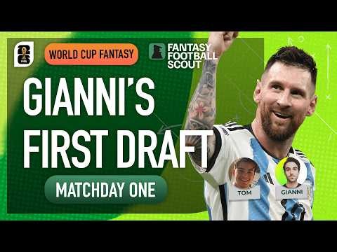 GIANNI'S FIRST DRAFT! 💥 | TRIPLE SPAIN + GERMANY 🔐 | FIFA World Cup 2026 Fantasy Tips