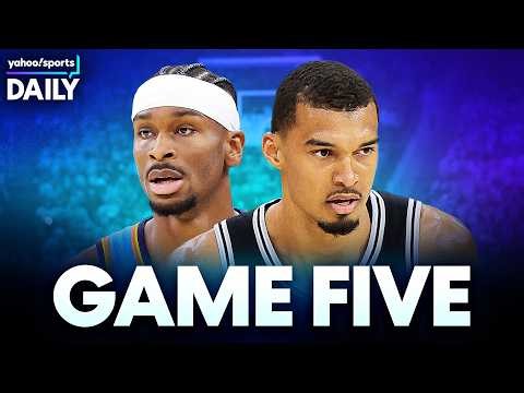 SGA, Thunder seize 3-2 series lead | Wemby doesn't speak to media after | Yahoo Sports Daily LIVE! 🔴